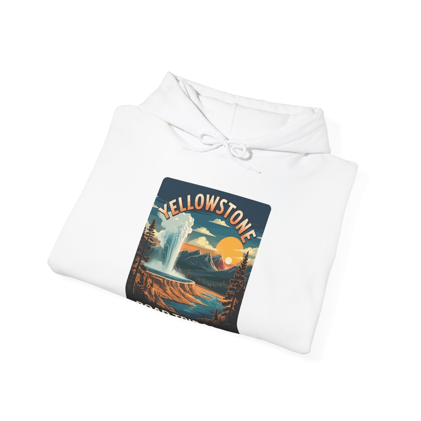 Yellowstone Family Road Trip 2025 National Park Outdoor Hoodie