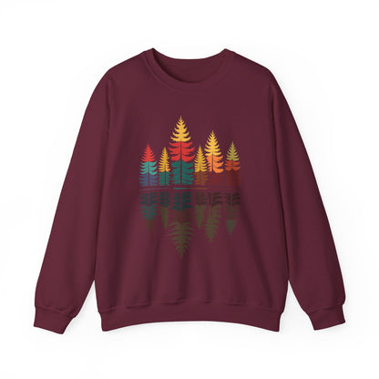 Nature Reflection Forest Trees Outdoor Wildlife Sweatshirt