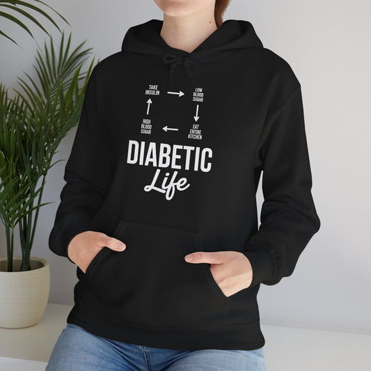 Funny Diabetic Type 1 Diabetes T1D Diabetes Awareness Hoodie