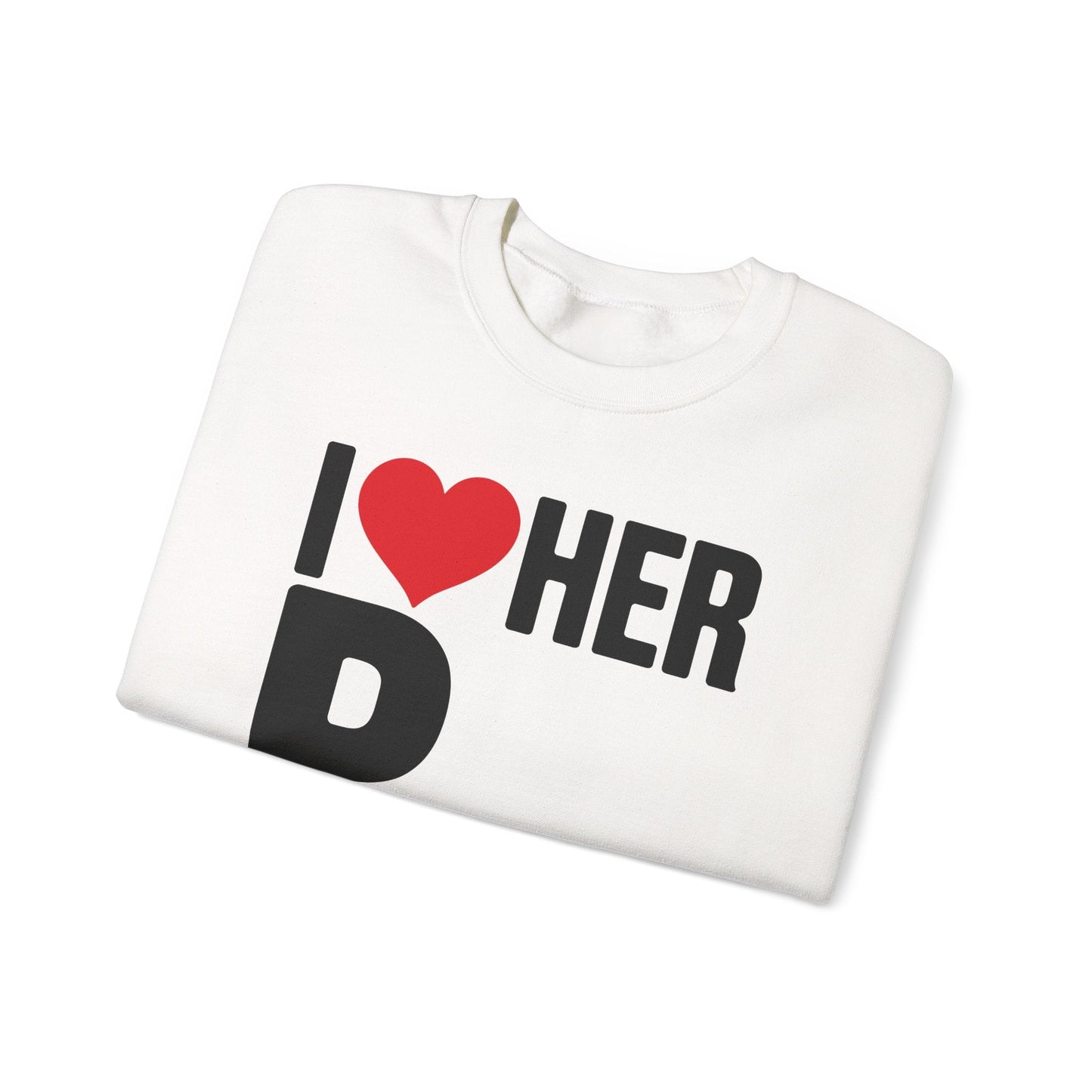 Funny Valentine's Day Couple Matching I Love Her Personality Sweatshirt