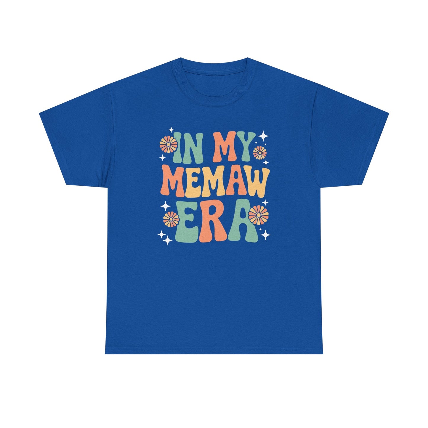 In My Memaw Era Funny Sarcastic Groovy Retro Mothers Day T-Shirt