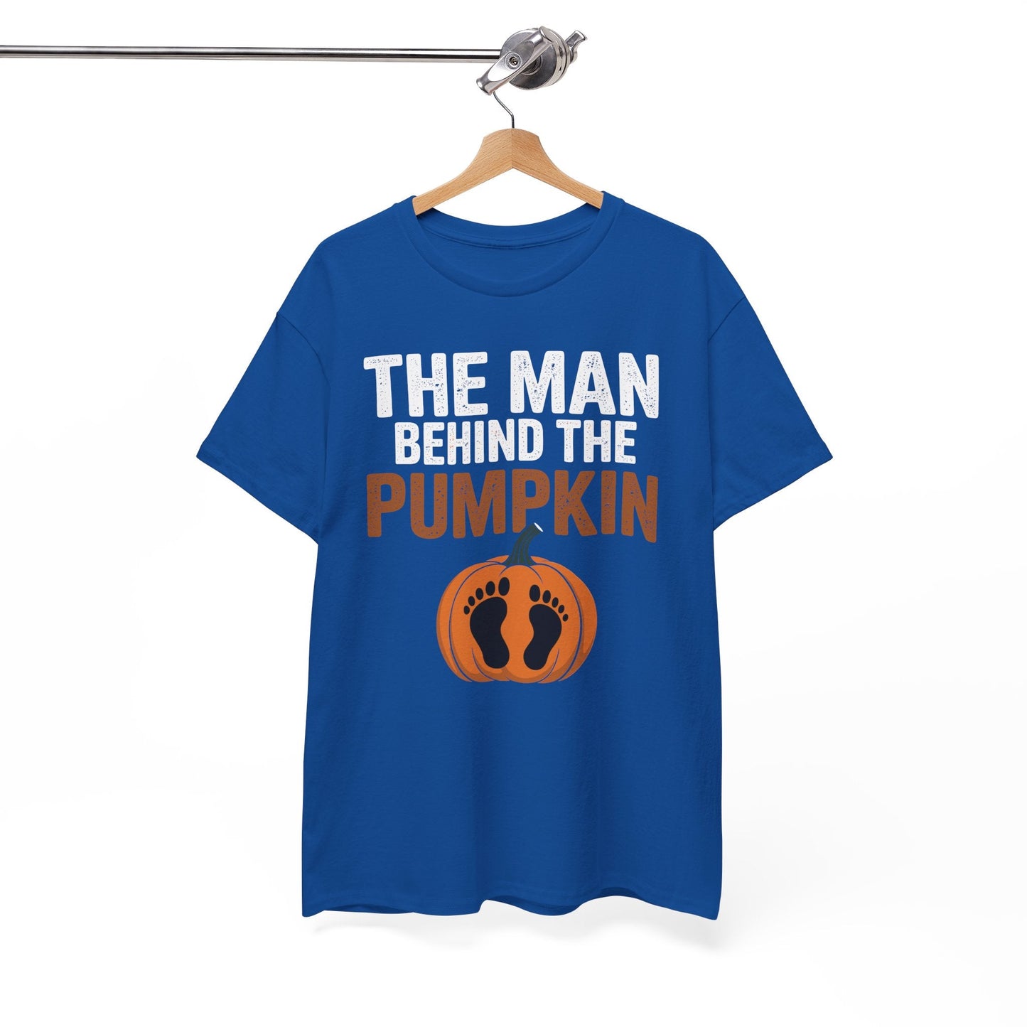 Pregnant Thanksgiving Costume for Dad Expecting Lil Pumpkin T-Shirt