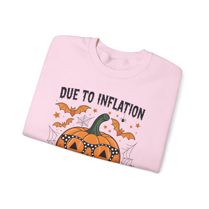 Pumpkin Halloween Costume Men Women Funny Halloween 2025 Sweatshirt