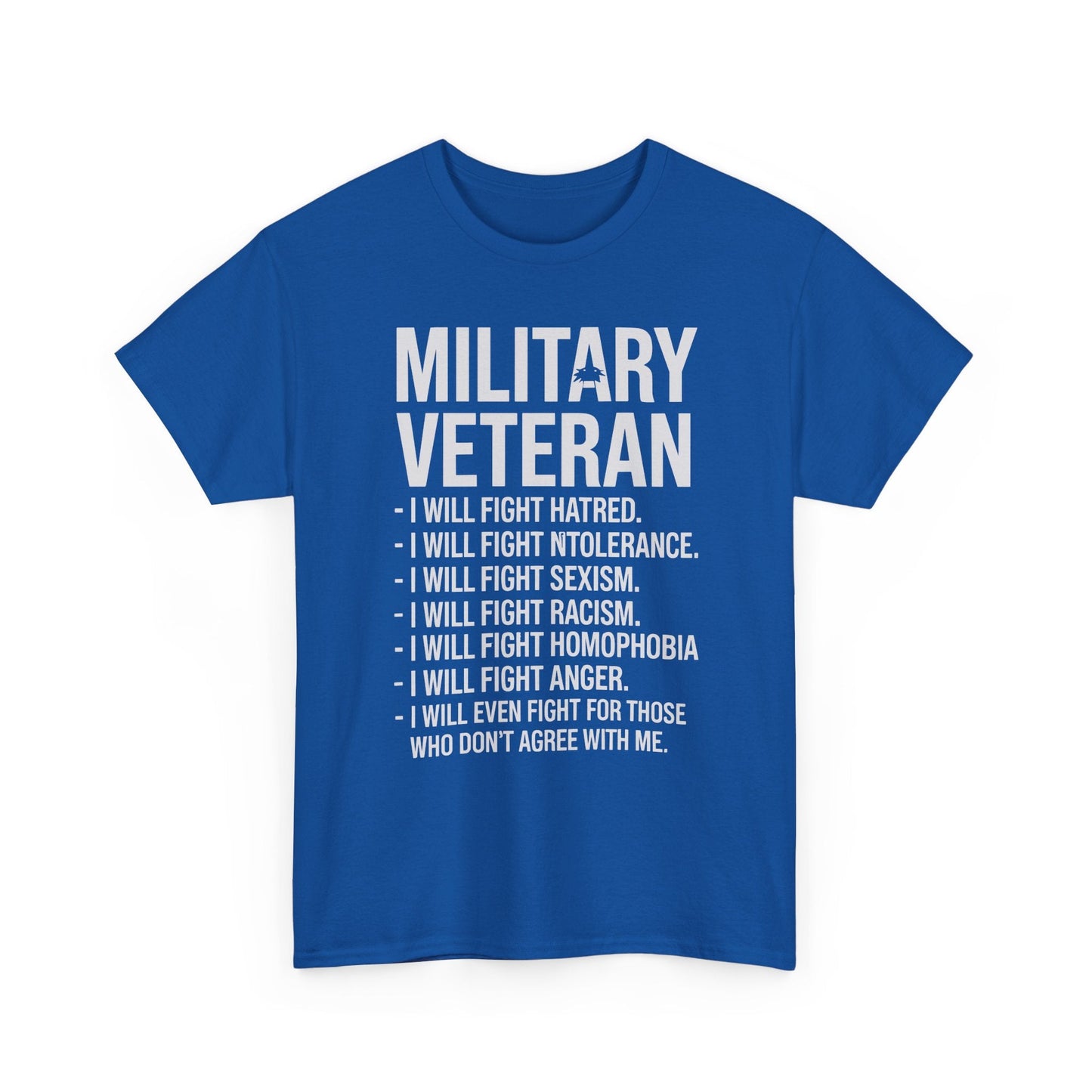 Military Veterans Against Trump 2025 Fight USA Election T-Shirt