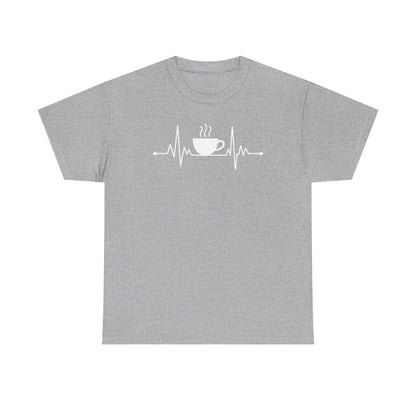 Coffee Heartbeat Drinking Coffee T-Shirt