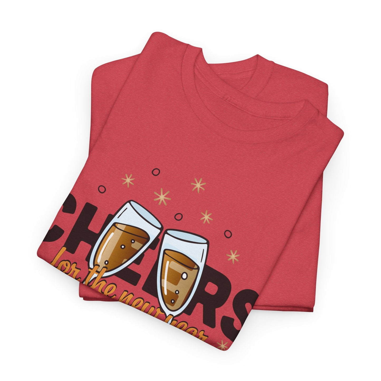 Happy New Year Cheers T-Shirt Festive New Year’s Eve Party Tee for Men and Women