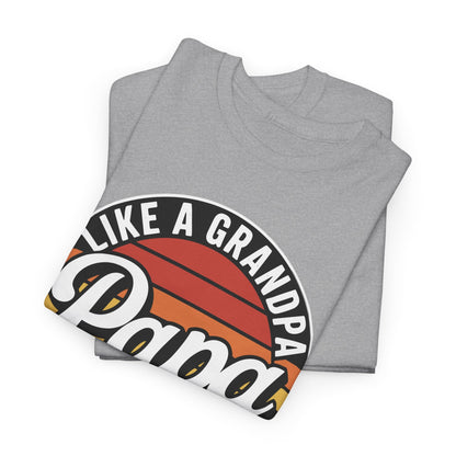 PAPA like a Grandpa ONLY COOLER Funny Dad Papa Definition T-Shirt