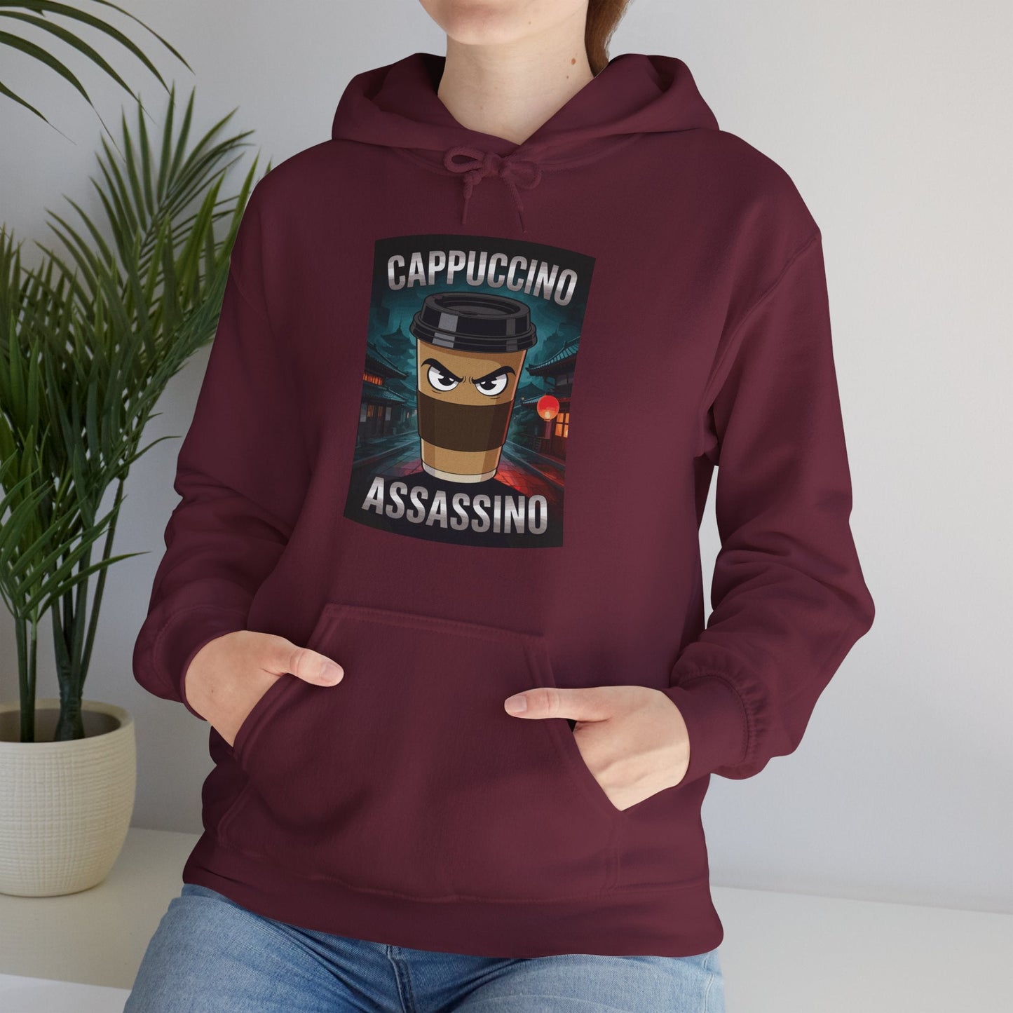 Cappuccino Assassino Coffee Lovers Italian Brainrot Meme Hoodie