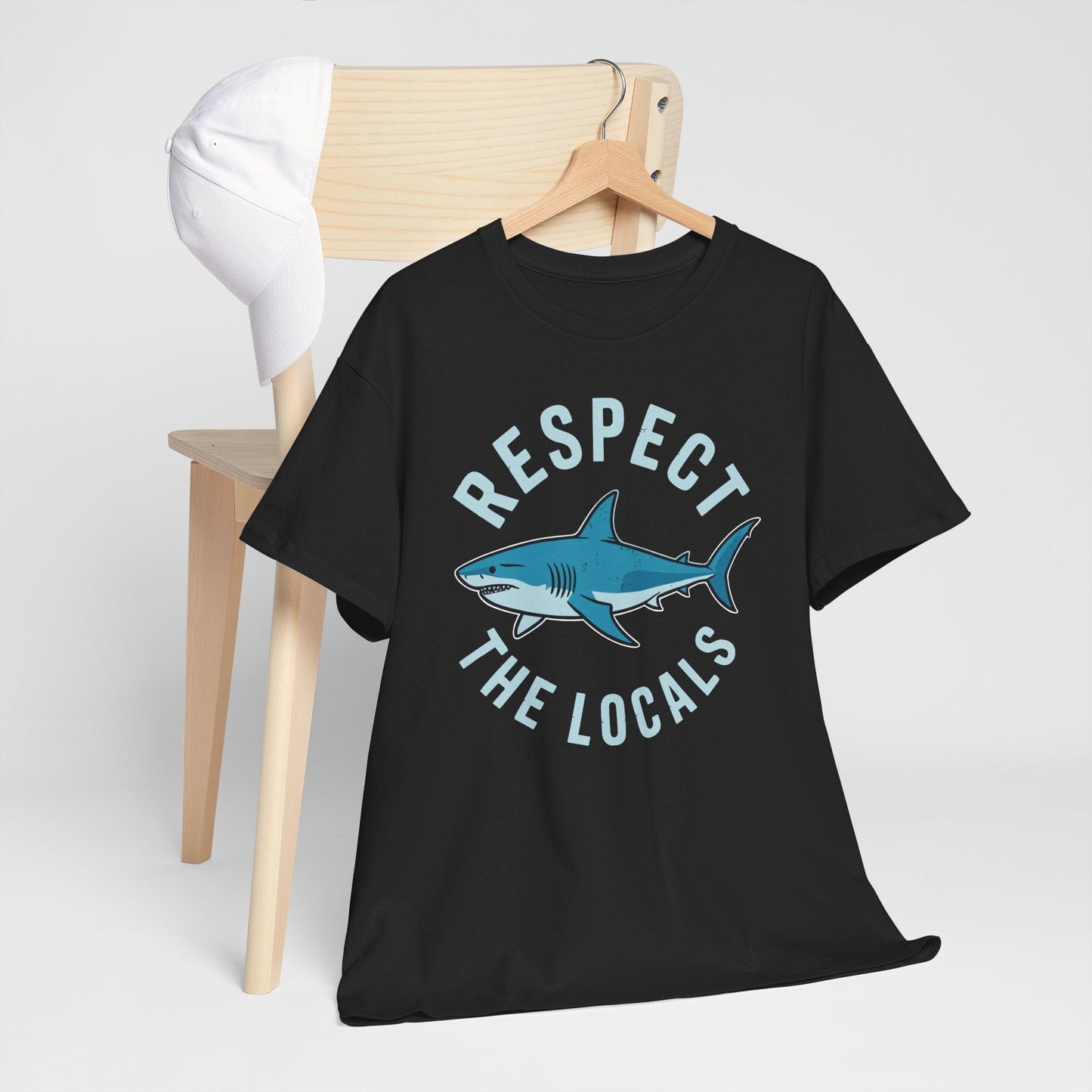 Respect The Locals Shark Ocean Animal Rights Biology Life T-Shirt