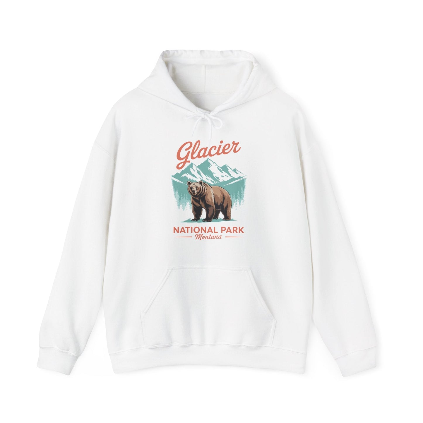 Glacier National Park retro Hoodie