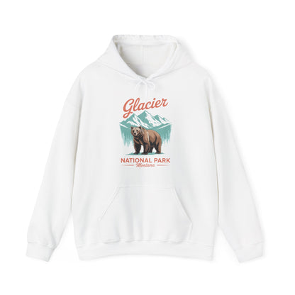 Glacier National Park retro Hoodie