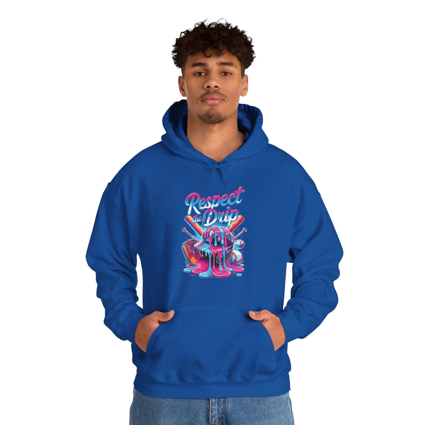 Baseball Drip For Boys Ice Cream Respect The Drip Baseball Hoodie