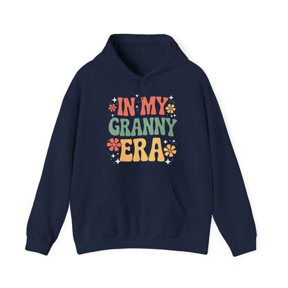 In My Granny Era Funny Sarcastic Groovy Retro Mothers Day Hoodie