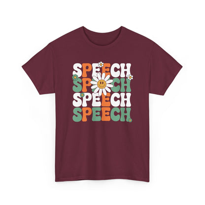 Speech Therapy Retro Speech Language Pathologist Therapist T-Shirt