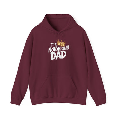 Old School Funny Hip Hop Fathers Day Notorious Dad Hoodie