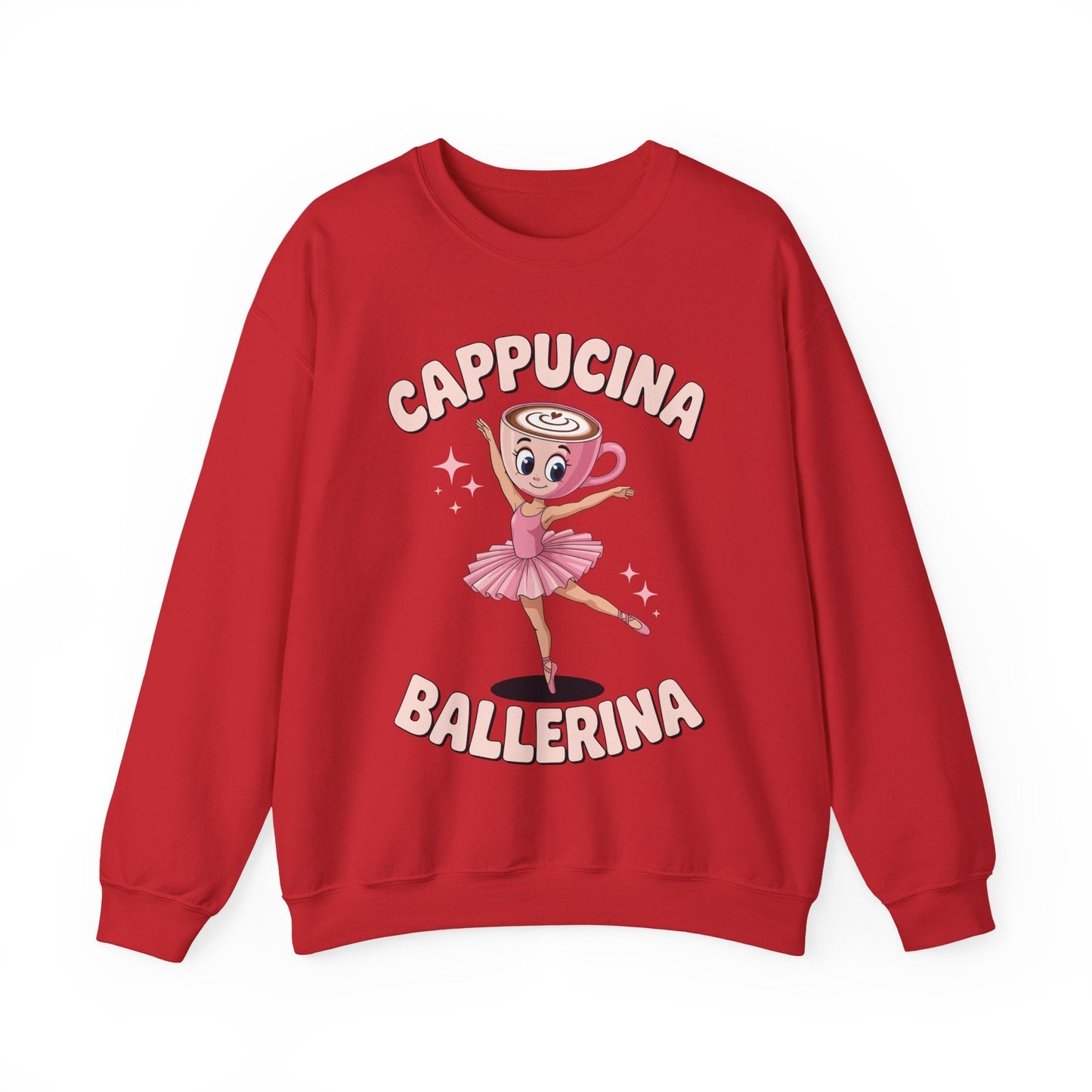 Funny Ballerina Cappuccina Coffee Dance Lovers Italian Meme Sweatshirt