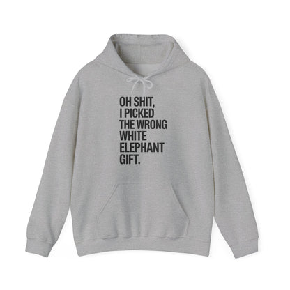 Oh Shit Funny White Elephant Gifts for Adults Under 15 20 Hoodie