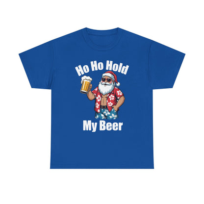 Funny Santa With Sunglasses And Beer Christmas in July T-Shirt