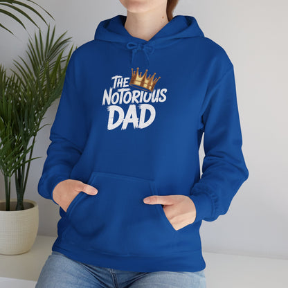 Old School Funny Hip Hop Fathers Day Notorious Dad Hoodie