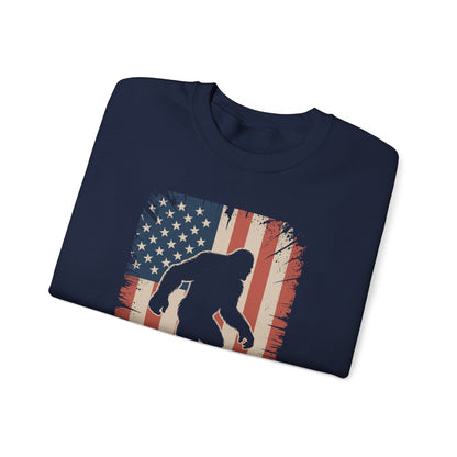Bigfoot 4th of July Shirt American USA Flag Patriotic Sweatshirt
