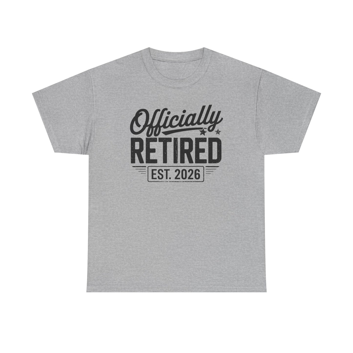 Funny Retirement 2026 Officially Retired Vintage Humor T-Shirt