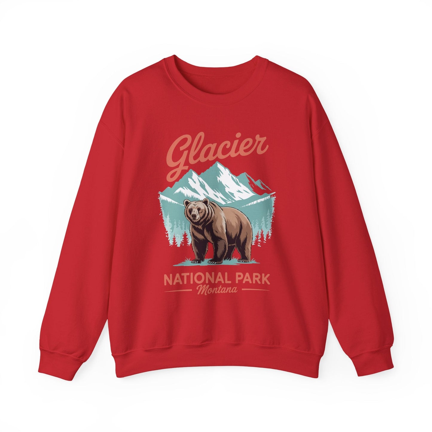 Glacier National Park retro Sweatshirt