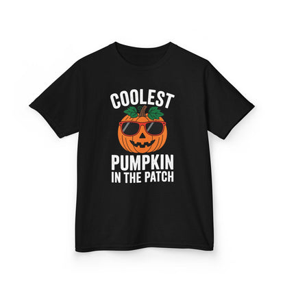Kids Coolest Pumpkin In The Patch Halloween For Boys Girls T-Shirt