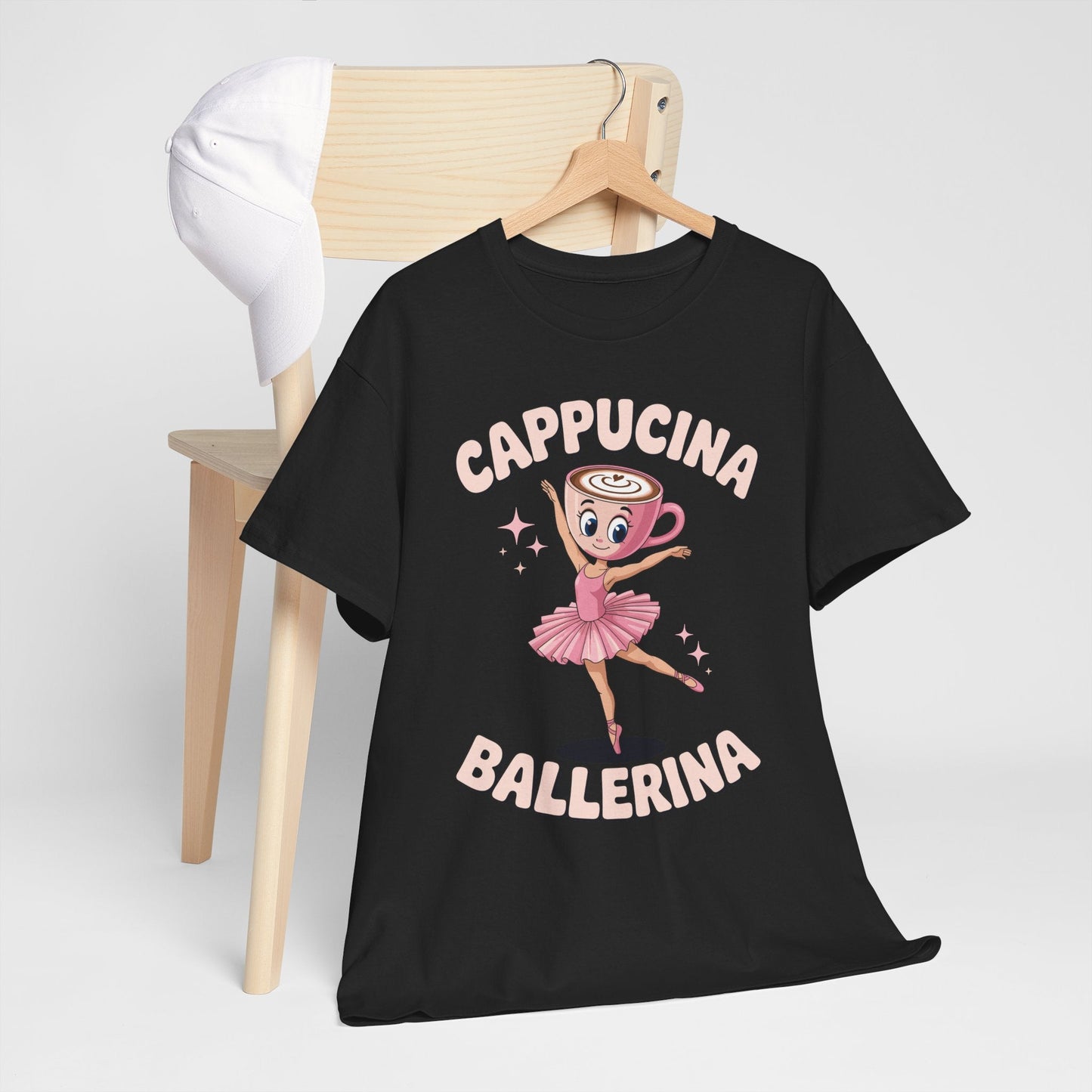 Funny Ballerina Cappuccina Coffee Dance Lovers Italian Meme T-Shirt