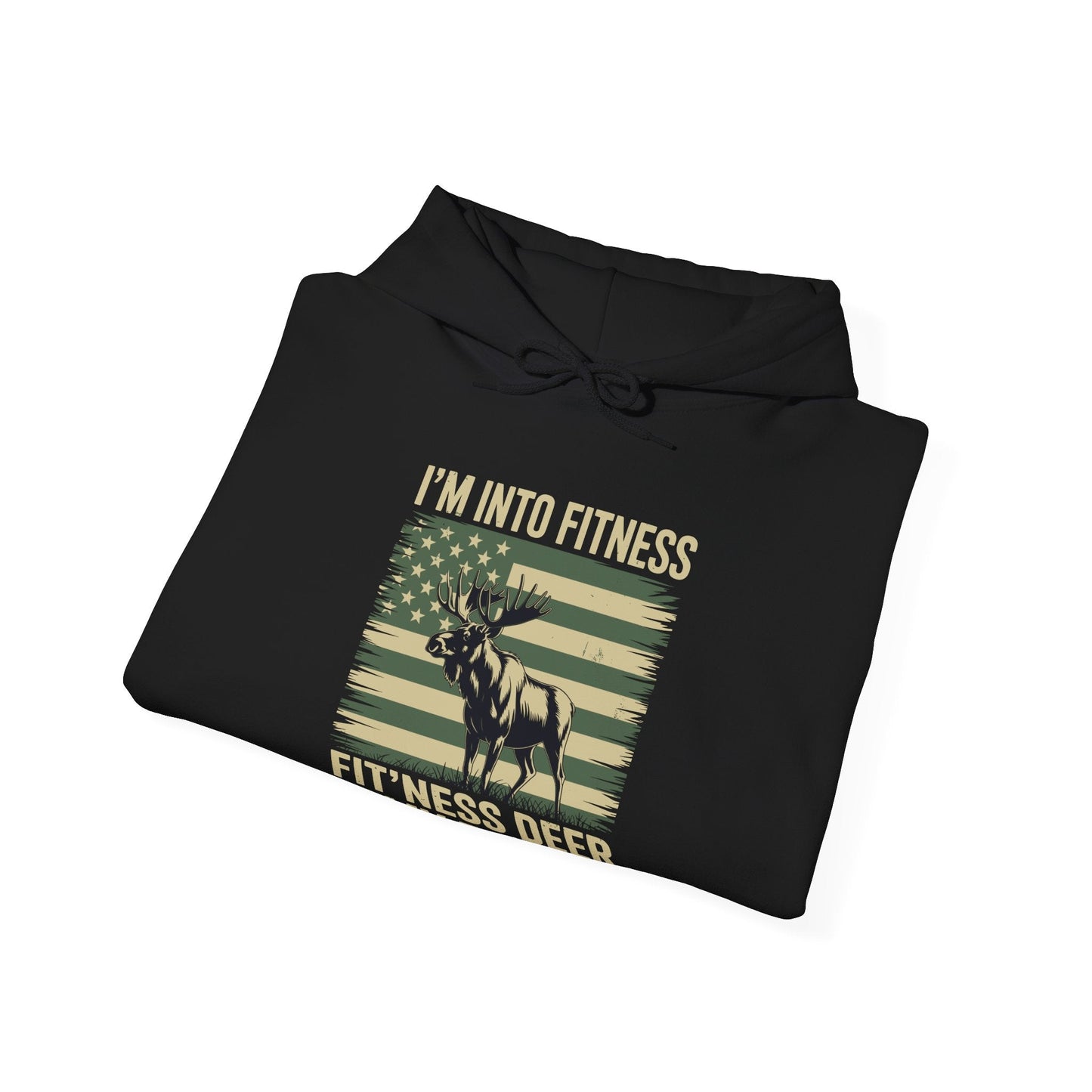 Hunting Im Into Fitness Fit Ness Deer Freezer Men Women Hoodie