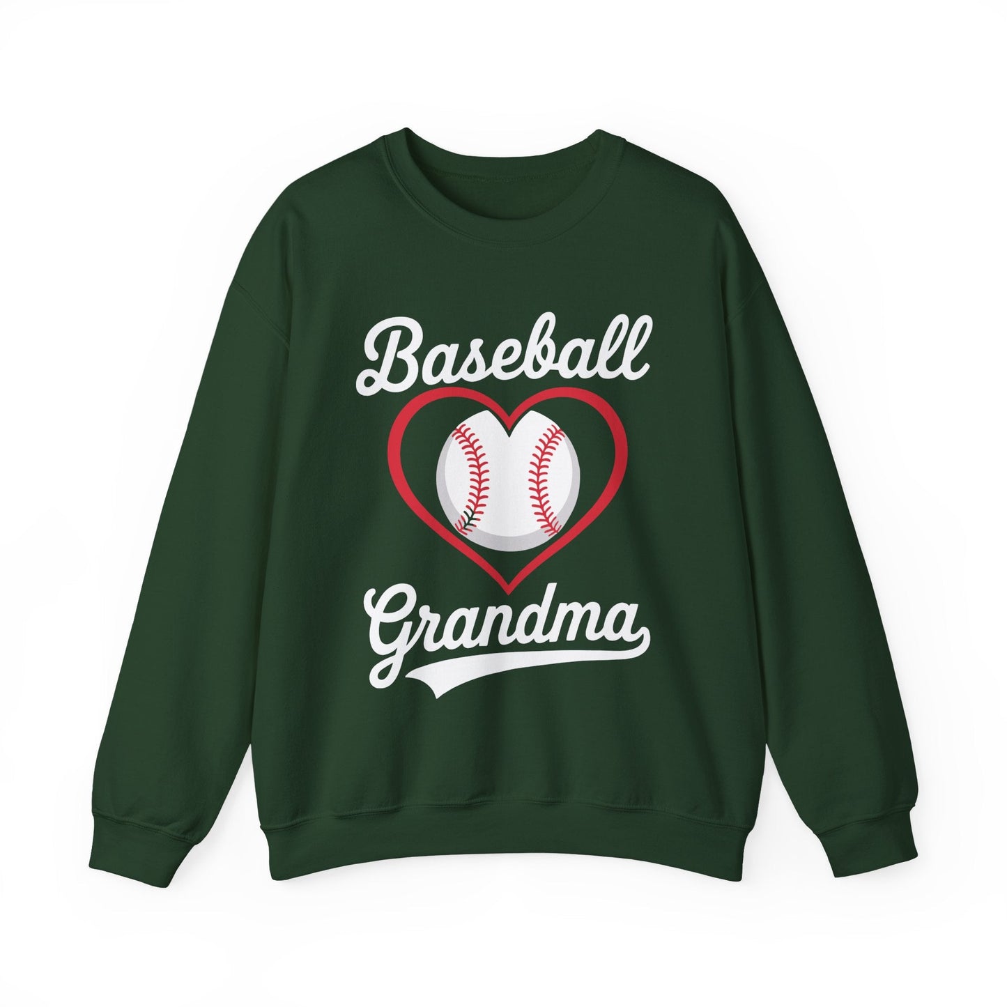 Baseball Grandma Women Baseball Heart Mothers Day Sweatshirt