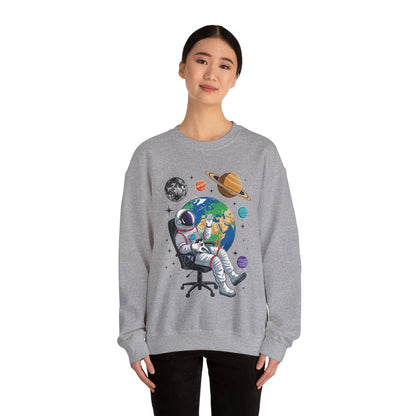 Astronaut Gamer Space Gaming System Planets Sweatshirt