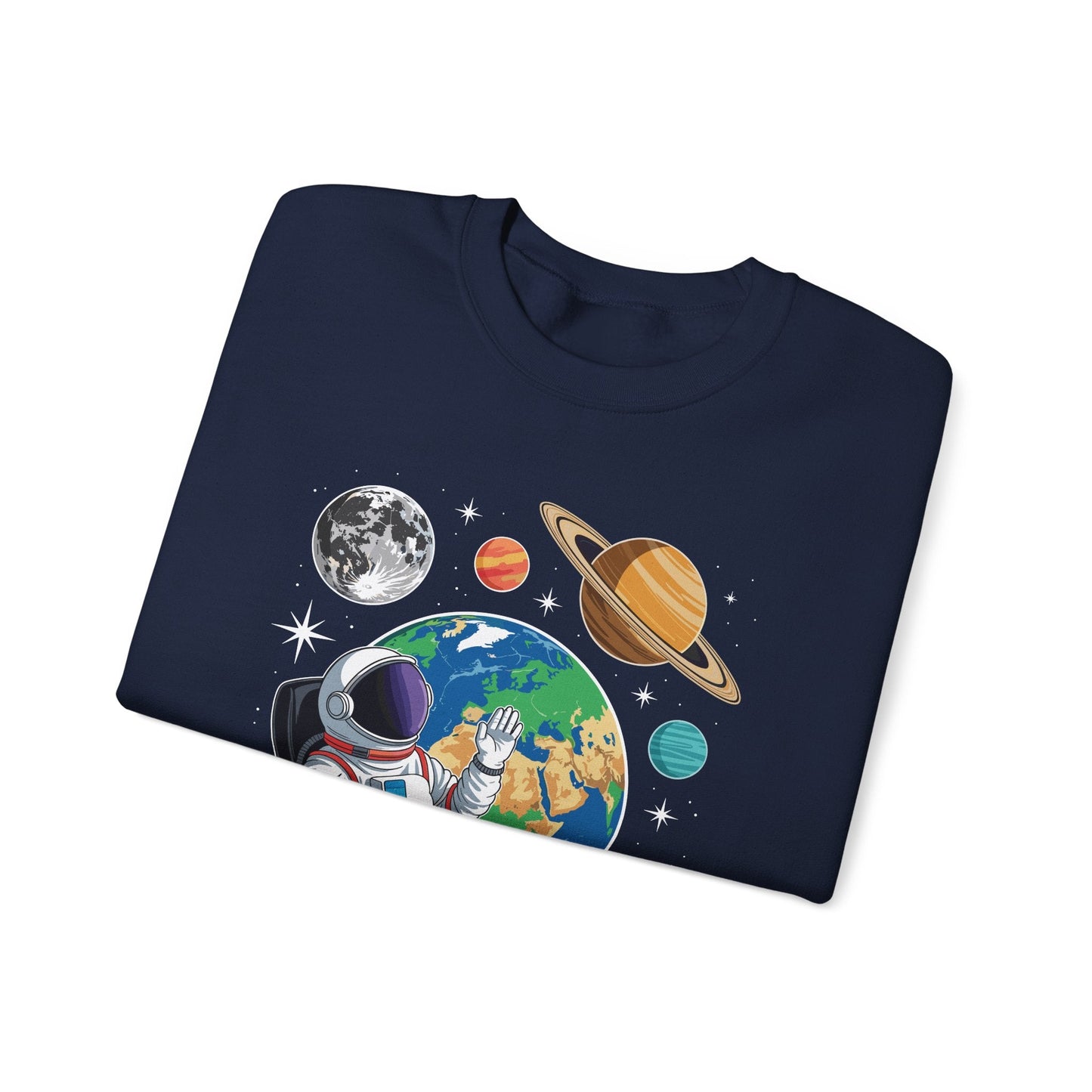 Astronaut Gamer Space Gaming System Planets Sweatshirt