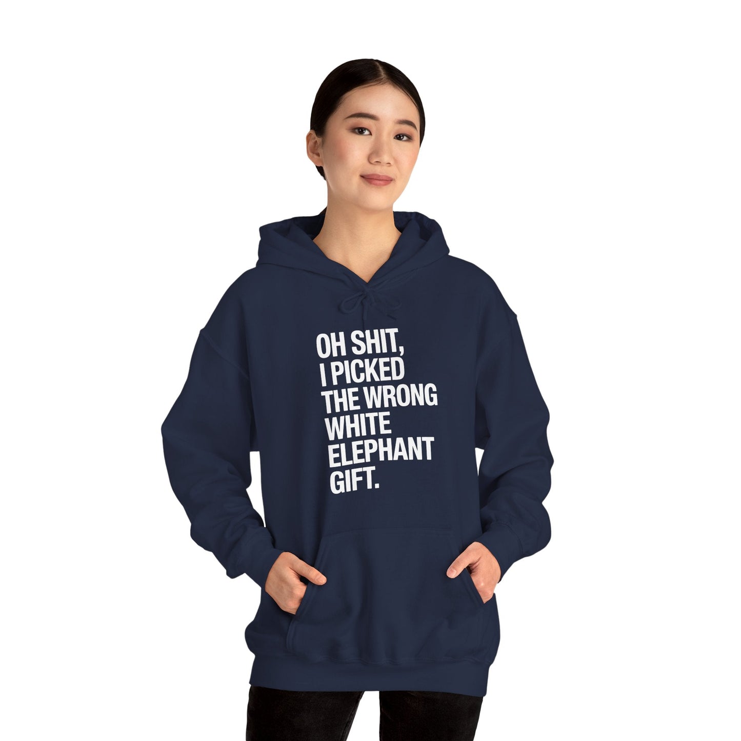 Oh Shit Funny White Elephant Gifts for Adults Under 15 20 Hoodie