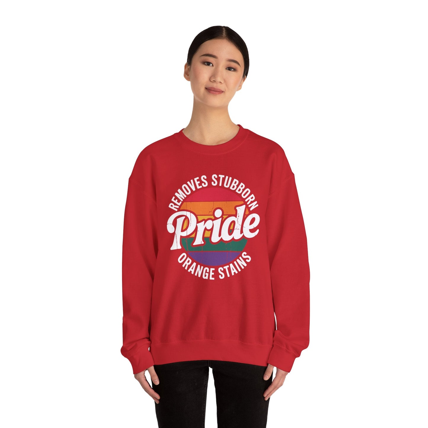 Resist Trump Remove Stubborn Orange Stains Pride Month LGBTQ Sweatshirt