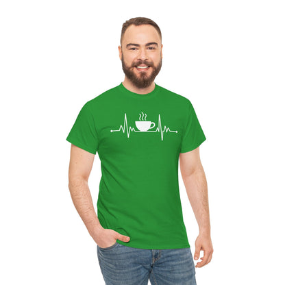 Coffee Heartbeat Drinking Coffee T-Shirt