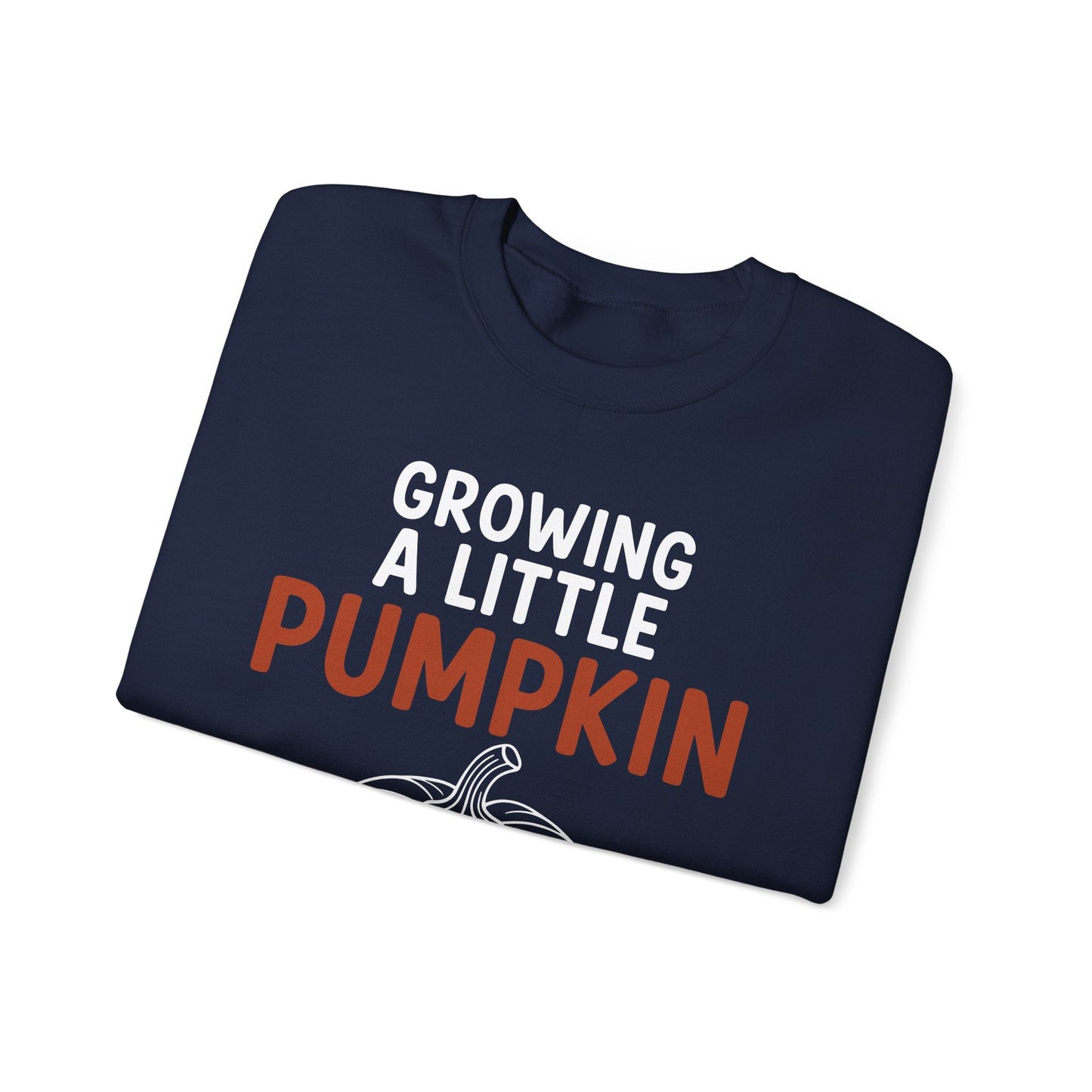 Growing A Little Pumpkin Fall Thanksgiving Baby Bump Wife Sweatshirt