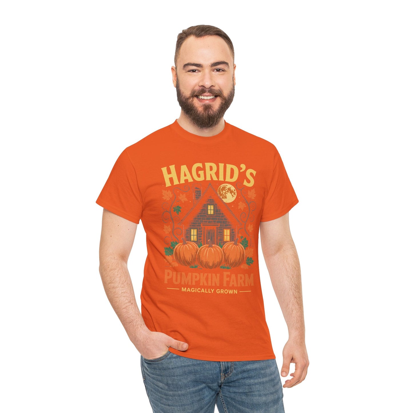 Hagrids Pumpkin Farm Spooky Season Halloween Fun T-Shirt