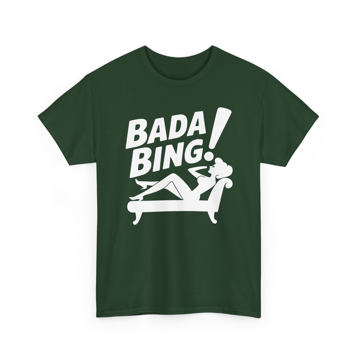 Funny Vintage Bada Sarcastic Bing Retro Sexy Girl Bada Bam T-Shirt
