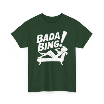 Funny Vintage Bada Sarcastic Bing Retro Sexy Girl Bada Bam T-Shirt