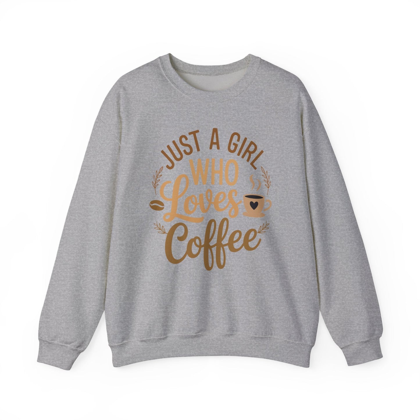 Just A Girl Who Loves Coffee Womens Coffee Lover Sweatshirt