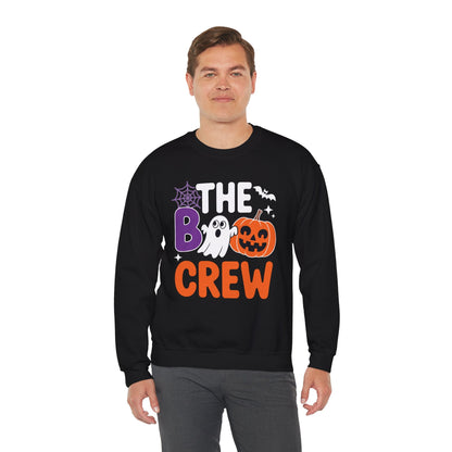 Halloween The Boo Crew Cute Ghost Spooky Family Matching Sweatshirt