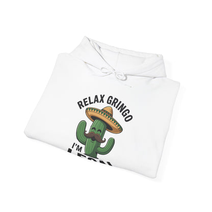 Funny Relax Gringo Im Legal Cinco De Mayo Mexican Immigrant Hoodie