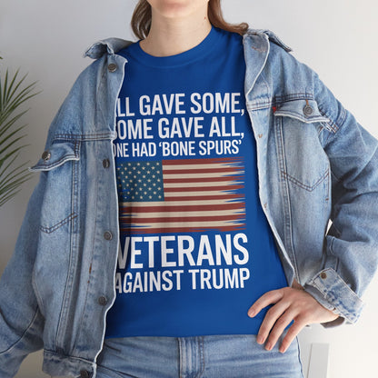 Veterans Against Trump Anti Trump Political Protest T-Shirt