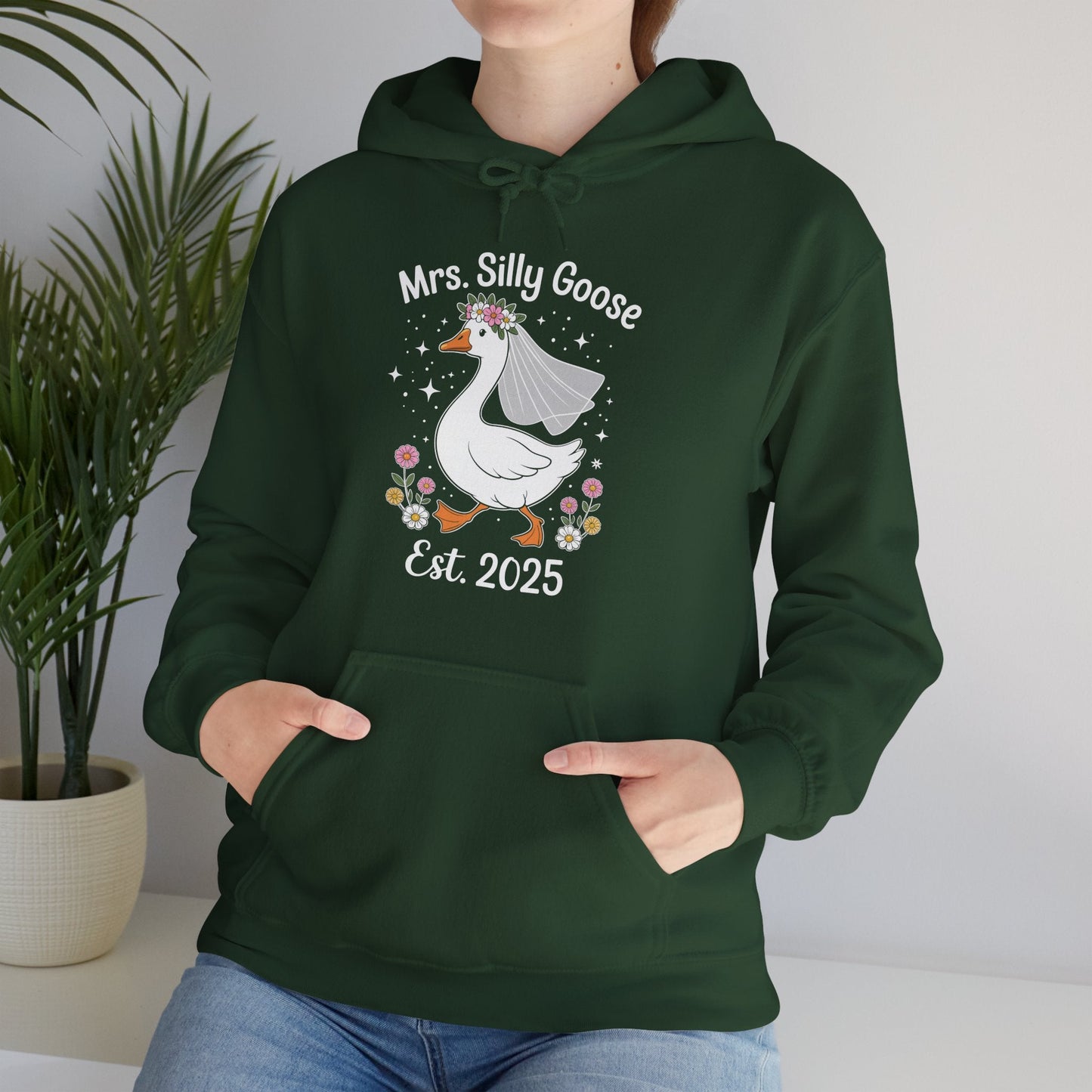 Mrs. Silly Goose Couple Matching Wedding Funny Bride to Be Hoodie