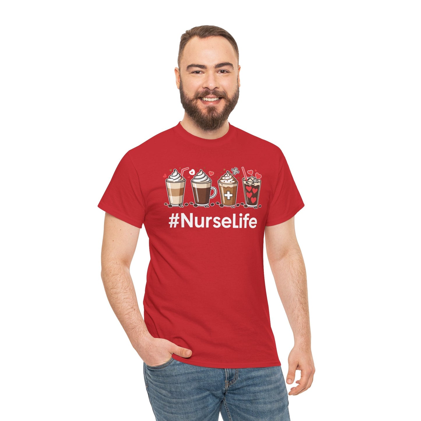 Nurse Life Funny Coffee Nurses Fuel Registered Nurse Medical T-Shirt
