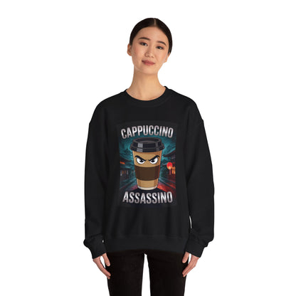 Cappuccino Assassino Coffee Lovers Italian Brainrot Meme Sweatshirt