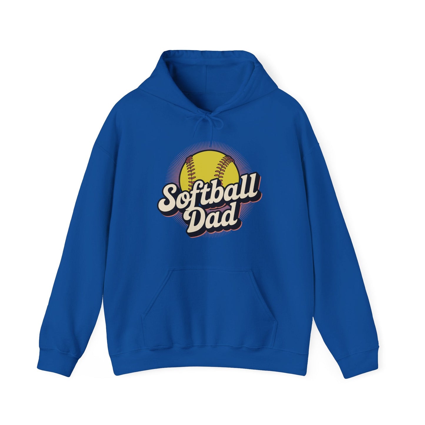 Funny Fathers Day Softball Dad Gift From Daughter Son Wife Hoodie