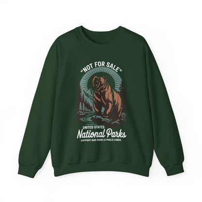 Not For Sale National Parks Support Our Parks & Public Lands Sweatshirt