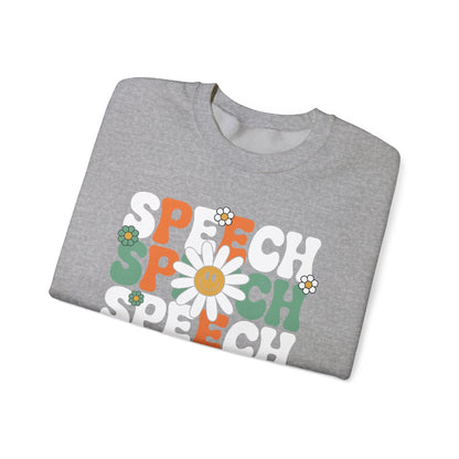 Speech Therapy Retro Speech Language Pathologist Therapist Sweatshirt