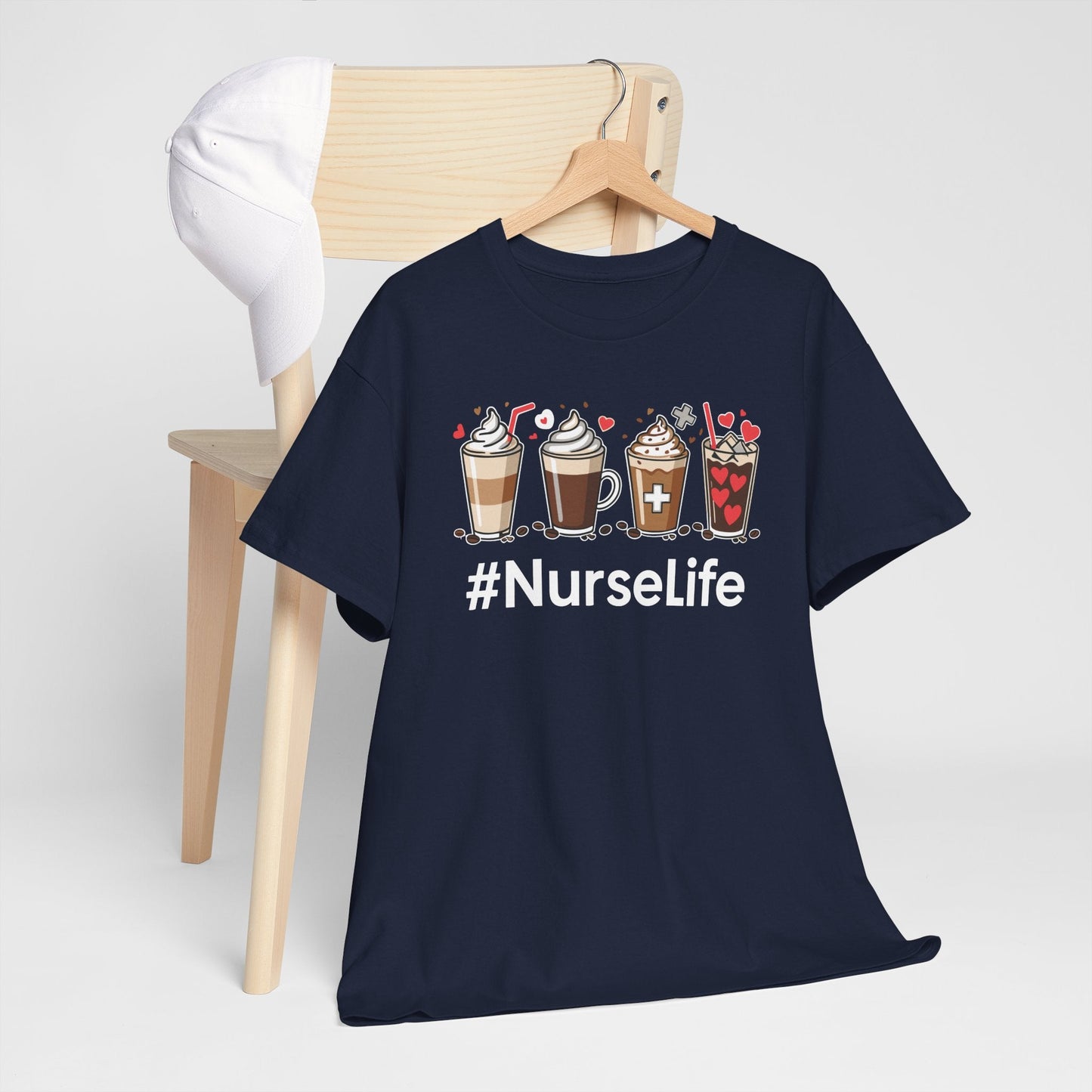 Nurse Life Funny Coffee Nurses Fuel Registered Nurse Medical T-Shirt